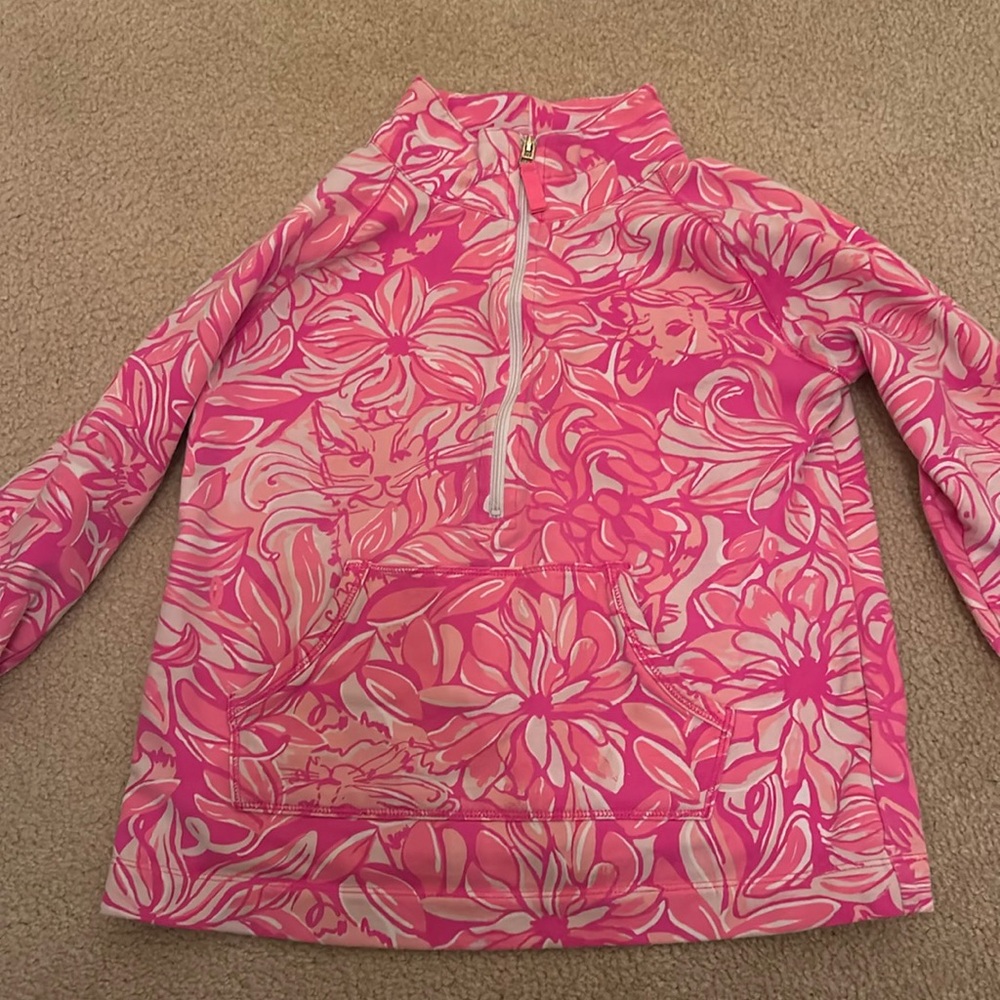 Girls Quarter Zip Pullover